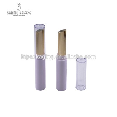 High Quality Slim Round Empty Lipstick Tube custom