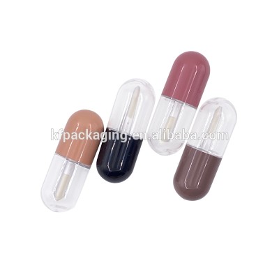 Small Cute Pill Empty Lip gloss tube Cosmetic Packaging Container for kids