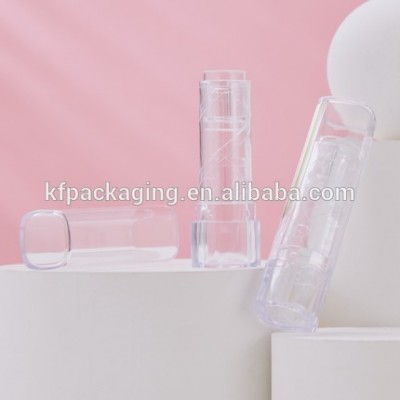 Latest Clear square empty lipstick tube packaging in stock