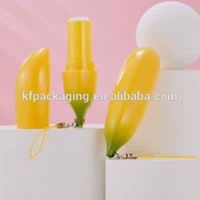 New cute DIY yellow banana empty lipstick tube container in stock