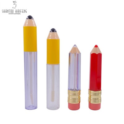 Wholesale Luxury Empty pencil lip gloss tube container DIY Kids for lip gloss