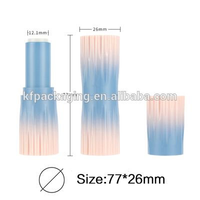 In stock Gradiant Pink Blue Bow DIY empty lipstick tube container