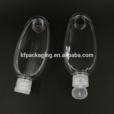 Ready to ship hook up Plastic gel bottle 30ml 60ml Flip Top empty Hand sanitizer Tube in stock