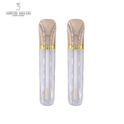 Plastic Material and Cosmetics Usage gold custom lip gloss tube container