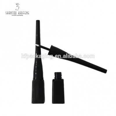 New Black Unique Eyeliner Tube Packaging with Eyelash Brushes