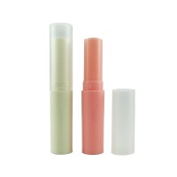 Free sample slim lip balm tube clear lip balm packaging