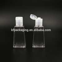 Ready to ship Plastic bottle 30ml Flip Top empty Hand sanitizer Tube