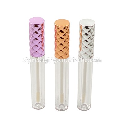 Hot sale Empty Diamond Custom purple lip gloss tube packaging container