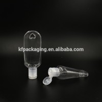 Ready to ship New hook up Plastic gel bottle 30ml Flip Top empty Hand sanitizer Bottle