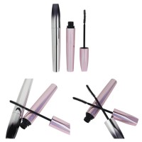 Empty plastic inner and outer bottle mascara bottle with brush